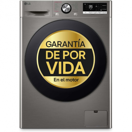 Lavadora de Carga, LG F4WR7010AGS 10 kg 1400 rpm Frontal