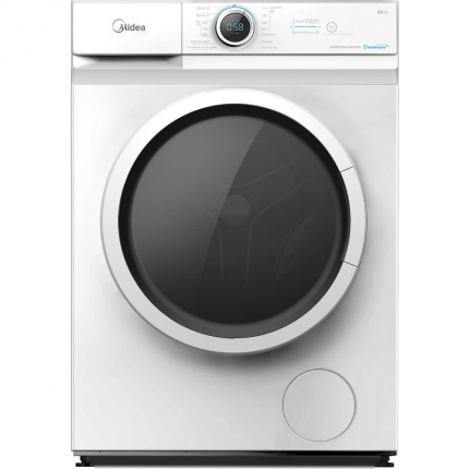 Lavadora de Carga, Midea MF100W80BA/W-ES 8 kg 1400 rpm Frontal